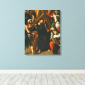 Christus die het kruis draagt canvas afdruk (Insitu (Houten vloer))