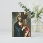 Christus die het kruis draagt, El Greco Briefkaart (Staand voorkant)