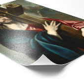 Christus die het kruis draagt, El Greco Foto Afdruk (Hoek)