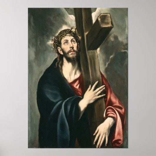 Christus die het Kruis draagt (Licht 2) Poster (Voorkant)