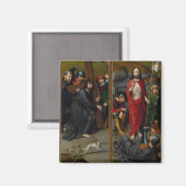 Christus die het kruis draagt magneet (Voorkant / Achterkant)