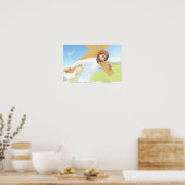 Christus die het Kruis draagt Poster (Keuken)