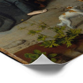 Christus die het kruis draagt poster (Hoek)
