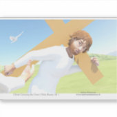 Christus die het Kruis draagt  Sticker (Voorkant)