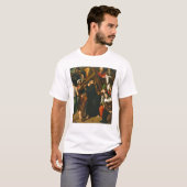 Christus die het kruis draagt t-shirt (Voorkant volledig)