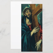 Christus die het kruis draagt van El Greco (Voorkant / Achterkant)