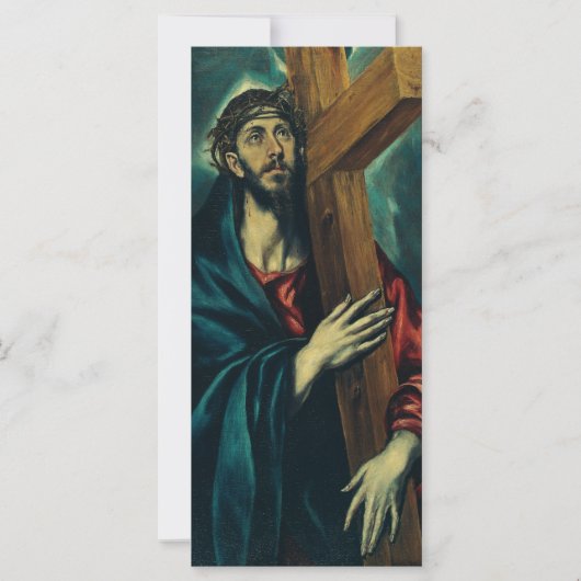 Christus die het kruis draagt van El Greco (Voorkant)