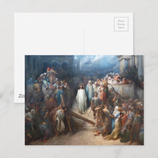 Christus die het Praetorium verlaat Briefkaart (Voorkant / Achterkant)
