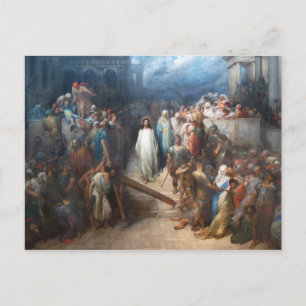 Christus die het Praetorium verlaat Briefkaart