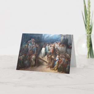 Christus die het Praetorium verlaat Feestdagen Kaart