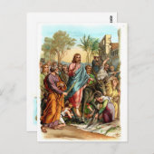 Christus die Jeruzalem ingaan Briefkaart (Voorkant / Achterkant)