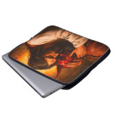 Christus die Lucifer omhelst Laptop Sleeve (Voorkant onderkant)