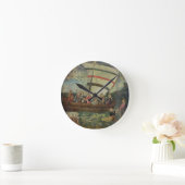 Christus die op het water loopt na de 'Navicella' Ronde Klok (Huis)