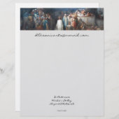 Christus die Praetorium verlaat Briefhoofd Ontwerp (Voorkant / Achterkant)