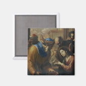 Christus Disputing met de Artsen, c.1660's Magneet (Voorkant / Achterkant)