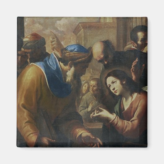 Christus Disputing met de Artsen, c.1660's Magneet (Voorkant)