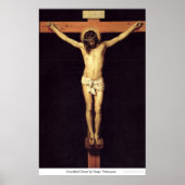 Christus door Diego Velazquez Poster (Voorkant)