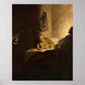 Christus door Rembrandt Harmenszoon van Rijn Poster (Voorkant)