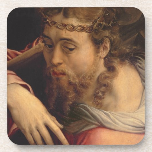 Christus Draag het Kruis, 1540-45 (olie op het pan Bier Onderzetter (Voorkant)