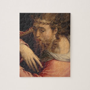 Christus Draag het Kruis, 1540-45 (olie op het pan Legpuzzel