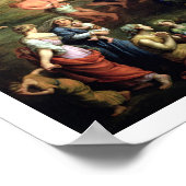 Christus Draag het Kruis, 1684 (olie op canvas) Poster (Hoek)