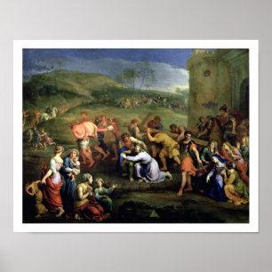 Christus Draag het Kruis, 1684 (olie op canvas) Poster