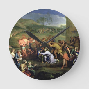 Christus Draag het Kruis, 1684 (olie op canvas) Ronde Klok