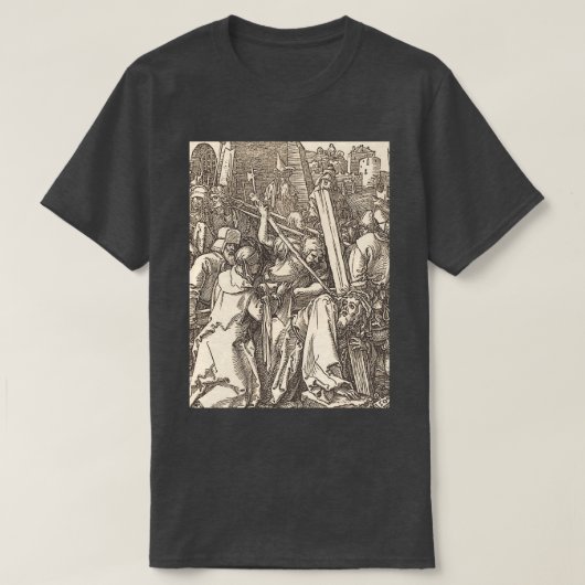 Christus Draag het kruis 2 T-shirt (Design voorkant)