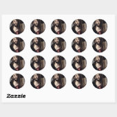 Christus_draagt_het_kruis_1580 Ronde Sticker (Vel)