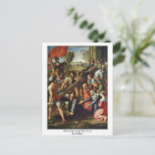 Christus draagt het kruis bij Raffael Briefkaart (Staand voorkant)