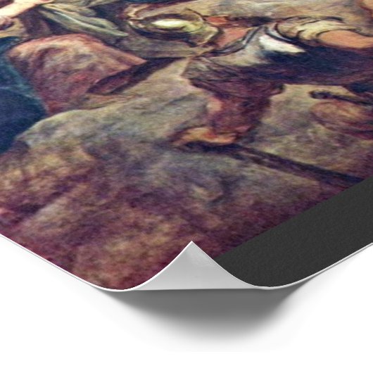 Christus draagt het kruis bij Rubens Peter Paul Poster (Hoek)