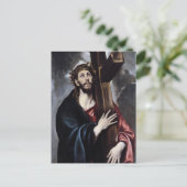 Christus draagt het Kruis door El Greco Ansichtkaa Briefkaart (Staand voorkant)