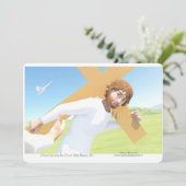 Christus draagt het kruis kaart (Staand voorkant)