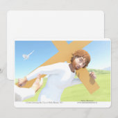 Christus draagt het kruis kaart (Voorkant / Achterkant)
