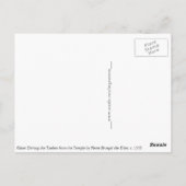 Christus Driving Traders uit de tempel door Bruege Briefkaart (Achterkant)