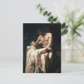Christus Embracing St. Bernard Briefkaart (Staand voorkant)