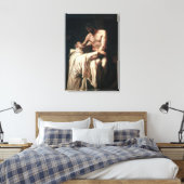 Christus Embracing St. Bernard Canvas Afdruk (Insitu (Slaapkamer))