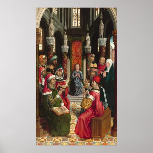 Christus en artsen - Katholieke Kings Fine Art Pos Poster (Voorkant)