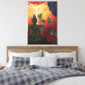 Christus en Boeddha, c.1890-1892 Canvas Afdruk (Insitu (Slaapkamer))