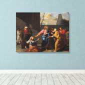 Christus en de Canarische vrouw, 1783-84 Canvas Afdruk (Insitu (Houten vloer))