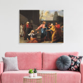 Christus en de Canarische vrouw, 1783-84 Canvas Afdruk (Insitu (Woonkamer))