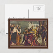 Christus en de eeuw van Capernaum door Veronese Briefkaart (Voorkant / Achterkant)
