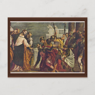 Christus en de eeuw van Capernaum door Veronese Briefkaart