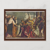 Christus en de eeuw van Capernaum door Veronese Briefkaart (Voorkant)
