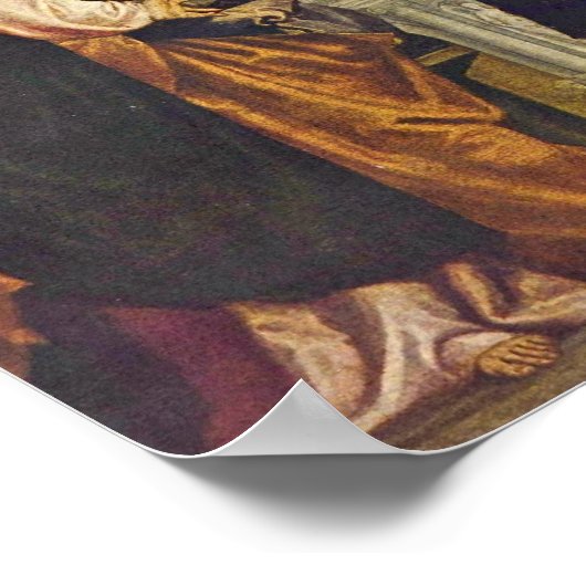 Christus en de eeuw van Capernaum door Veronese Poster (Hoek)