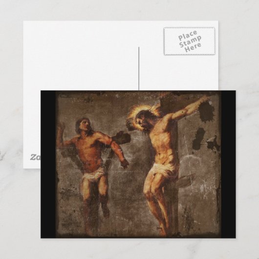 Christus en de Goede Dief Briefkaart (Voorkant / Achterkant)