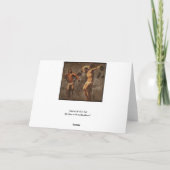 Christus en de Goede Dief Feestdagen Kaart (Achterkant)