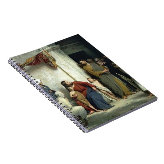 Christus en de kinderen - Carl Bloch, religieus Notitieboek (Rechterzijde)