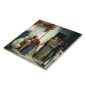 Christus en de kinderen door Carl Bloch Tegeltje (Zijkant)
