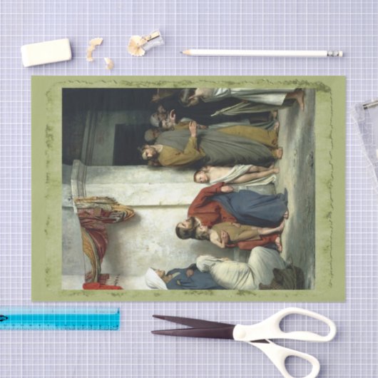 Christus en de kinderen, ontkoppeling tissuepapier (Craft)